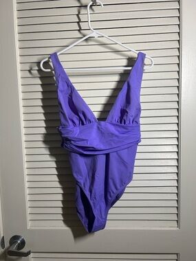 ASOS Vibrant Purple One-Piece Swimsuit 34DD
